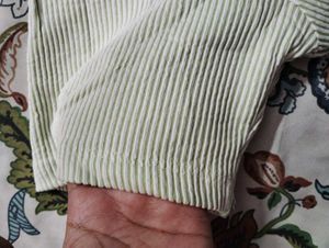 Women's Ribbed Striped Crop Top | M Size | Casual