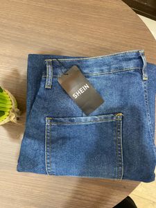SHEIN Blue Denim Jeans