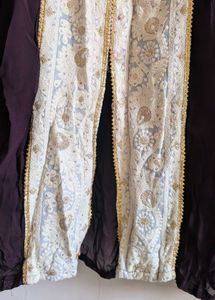 Embroidered Purple Kurta