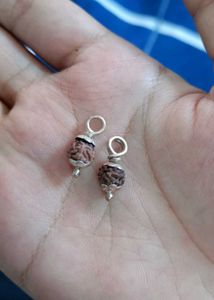 Real Silver Rudraksha Pendants