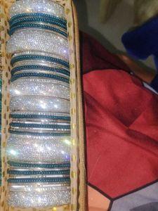 bridal Sparkling Bangles Set (47 peice)