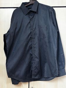 Classic Black Men's Dress Shirt