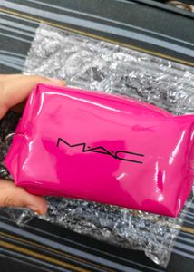 MAC Pink Cosmetic small pouch