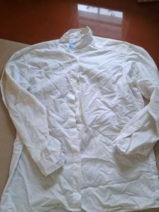 Classic White Button-Down Shirt