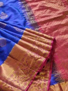 Beautiful Blue &amp; Pink Saree