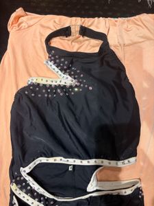 Stylish Black Embellished Bodysuit