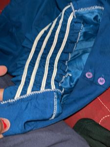Stylish Blue Puff Sleeve Blouse