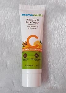MAMAEARTH VITAMIN C FACE WASH AND FAC