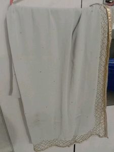 beautiful handwork kurta trouser set with heavy du