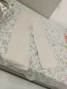 H&amp;M wide twill trousers