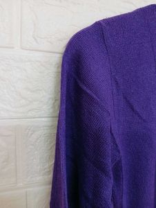 Purple Knit Sweater