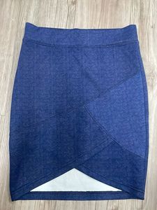 Stylish Blue Mini Skirt