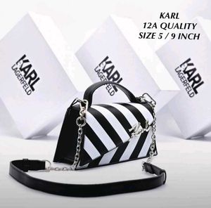 Karl Lagerfeld K/Signature Leather Bag**High Quali