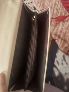 Elegant Beige Quilted Sling Bag