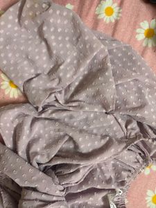 Chiffon tie top