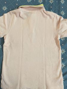 Lacoste Kids Pink Polo Shirt