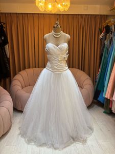 Strapless White Bridal Gown