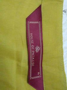 Yellow Kurta Set with Embellishments