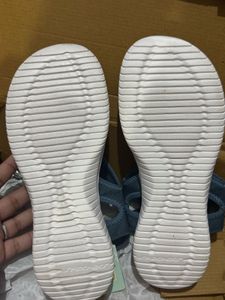 Skechers Blue Yoga Foam Sandals