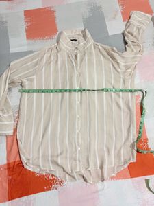 Striped Button-Up Shirt