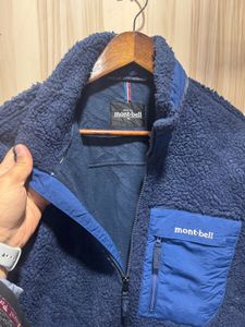 Mont Bell Navy Blue Full Zip Sherpa Fleece