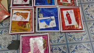 New Vibrant Floral Saree