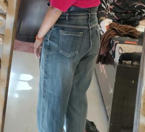 High Waisted Paperbag Jeans