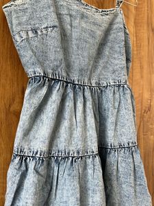 Cute Denim Tiered Sundress