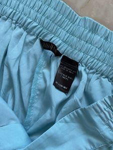 Elegant Teal Wide-Leg Pants