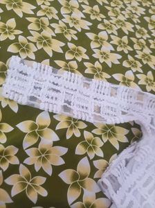 Beautiful White Coloured Printed Frock
