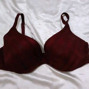 Maroon Padded Bra