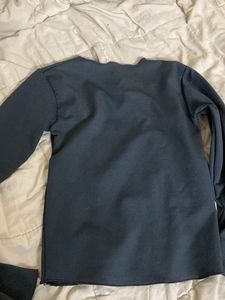 Chic Square Neck Long Sleeve Top