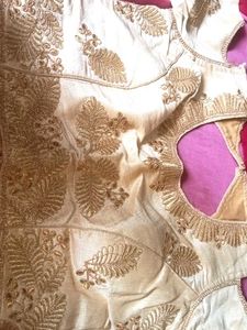 Elegant Embroidered Blouse Top....new