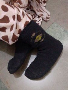 Cozy Black Socks