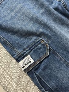 Men's Blue Denim Cargo Jeans totally new
