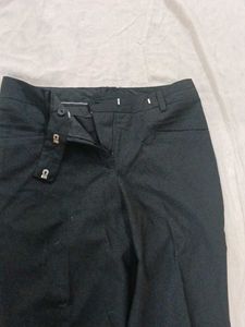 uniform and office Black cotton pant for women