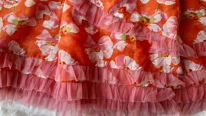 VIBRANT LAYERED SUMMER DRESS ( 8-12 YR GIRLS)