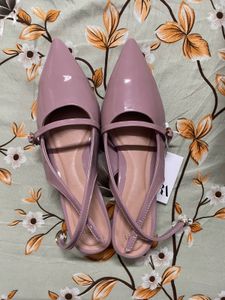 Zara kitten heel slingback