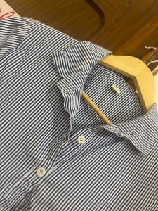 Chic Striped Peplum Top
