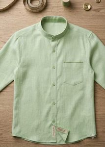 🟢 Pastel Mint Green Shirting Fabric (2M) 🧵✨