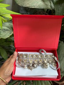Exquisite Kundan and Pearl Choker Set