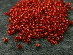 Red Seed Beads