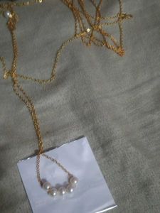 New Delicate Gold Plated Necklaces Set