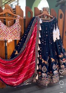 Rajashthani print Lehenga