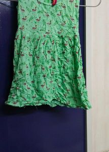 Cute Flamingo Print Dress