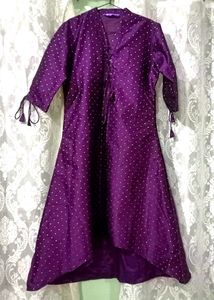 Eid Sale💫 Purple Chanderi Silk Kurta Sets💜