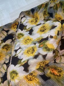 Floral Maxi Dress with strap to tighten up size m