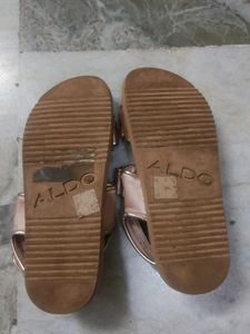 ALDO Sparkly Gold Sandals