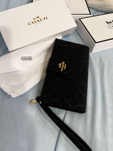Coach Black Signature Wallet