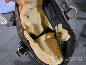 Stylish Black Faux Leather Handbag from malaysia
